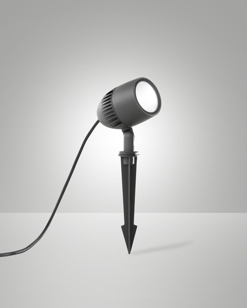 Fabas Luce BORIS DARK GREY LED Erdspieß 8W warmweiß Dunkel Grau 6550-71-294