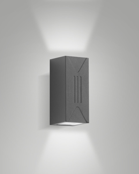 Fabas Luce LULY DARK GREY LED Wandleuchte 6W warmweiß Dunkel Grau 6561-22-794