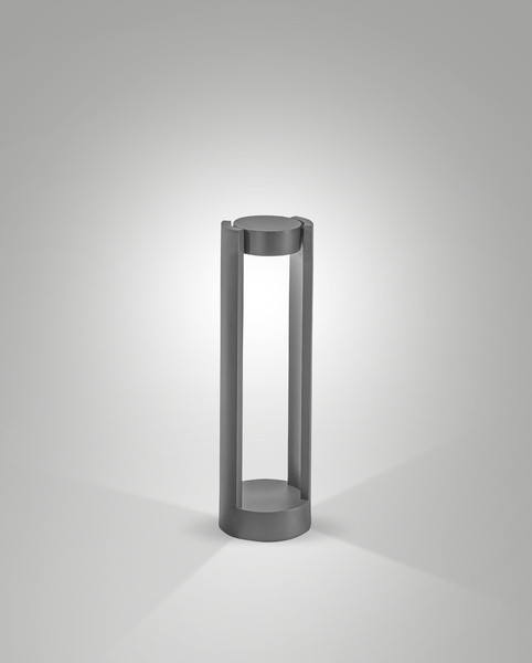 Fabas Luce NAGI DARK GREY LED Poller 9W warmweiß Dunkel Grau 6564-10-294