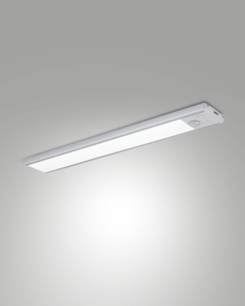 Fabas Luce LED Unterbauleuchte Riva 2W dimmbar 3000/4000/5700K CCT warm-/neutral-/tageslichtweiss Weiß Metall 40x4cm