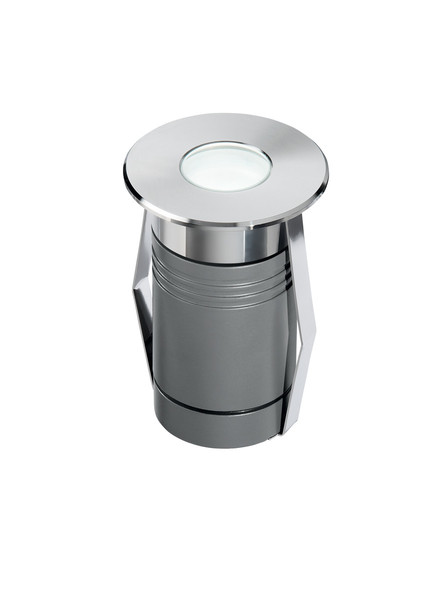 Fabas Luce TULIP 2 SIVER LED Außeneinbauleuchte 3W warmweiß Edelstahl 6903-02-314