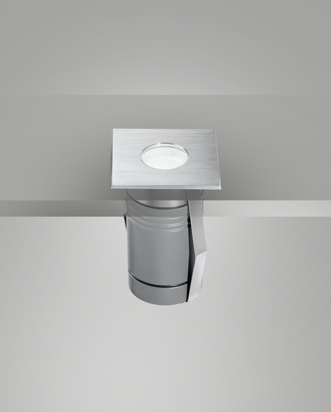 Fabas Luce NAIRE 2 SILVER LED Außeneinbauleuchte 3W warmweiß Edelstahl 6904-02-314