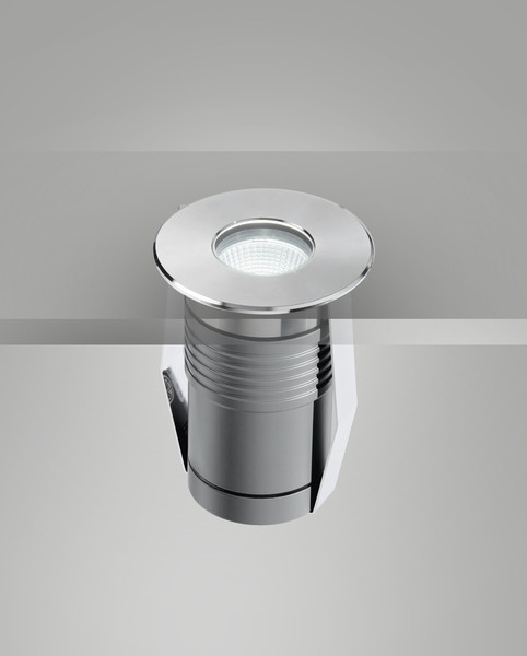 Fabas Luce WILLY 2 SILVER LED Außeneinbauleuchte 6.5W warmweiß Edelstahl 6905-02-414