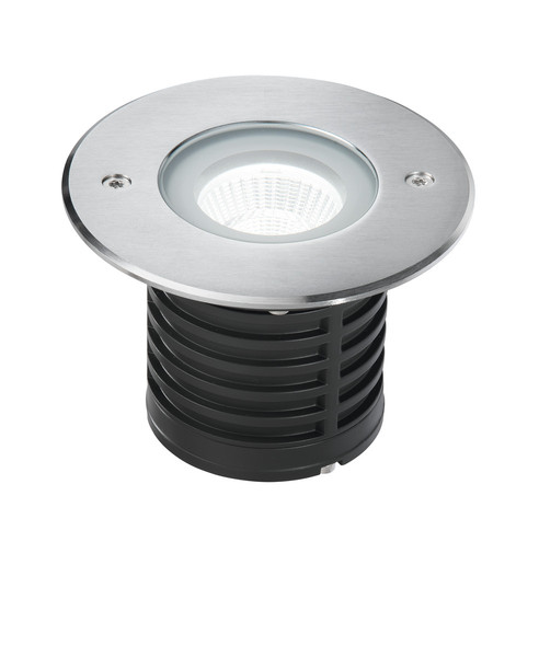 Fabas Luce IRVING 2 SILVER LED Außeneinbauleuchte 7.8W warmweiß Edelstahl 6907-02-414