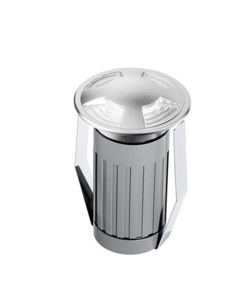 Fabas Luce YUMA 2 SILVER LED Außeneinbauleuchte 2.8W warmweiß Edelstahl 6910-02-024