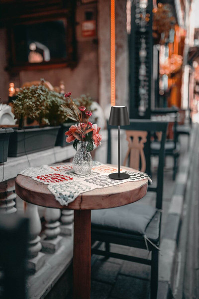 FHL Viletto LED Tischleuchte 2W dimmbar Akku warmweiss sandschwarz 850355