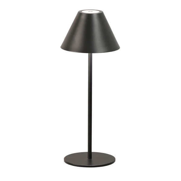 FHL Kano LED Tischleuchte 2W dimmbar Akku warmweiss sandschwarz 850390