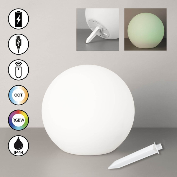 FHL Dabus LED Aussenleuchte 0,1W dimmbar Akku warmweiss weiß 850475