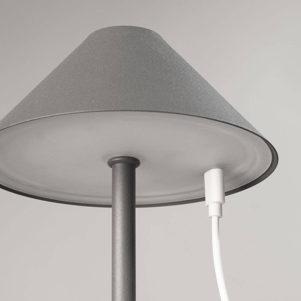 FHL Prato LED Tischleuchte 1W dimmbar Akku warmweiss sandgrau 850721