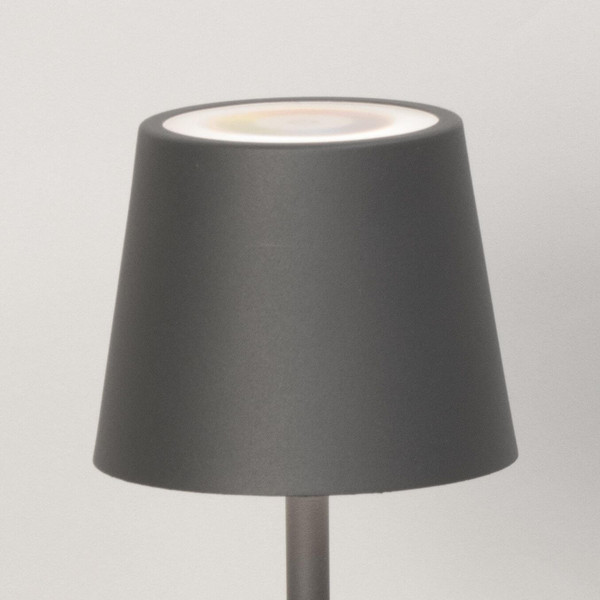 FHL Bisco LED Tischleuchte 2W dimmbar Akku CCT einstellbare Lichtfarbe sandgrau 850809