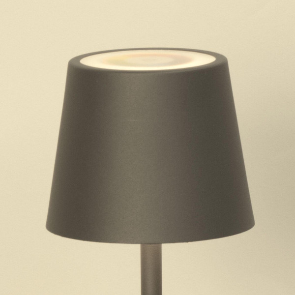 FHL Bisco LED Tischleuchte 2W dimmbar Akku CCT einstellbare Lichtfarbe sandgrau 850809