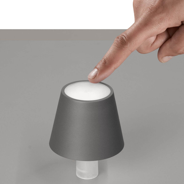 FHL Fiocco LED Tischleuchte 2W dimmbar Akku CCT einstellbare Lichtfarbe salbeigrün 850819