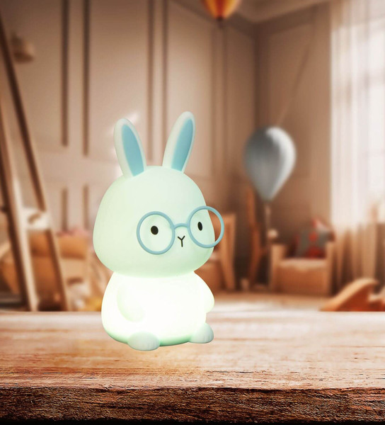 FHL Felix LED Tischleuchte 0,4W dimmbar Akku warmweiss blau 850851