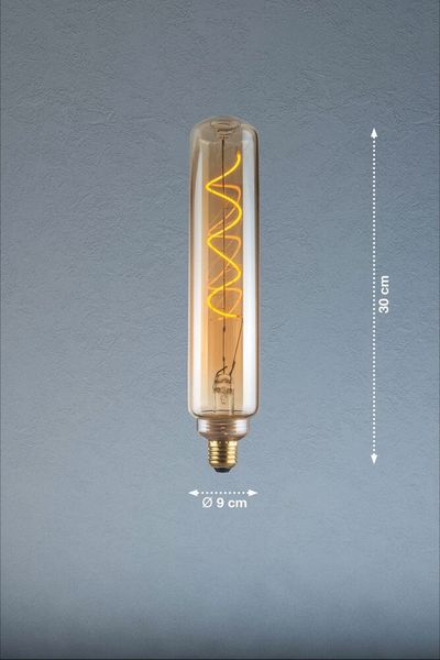 FHL Cozy LED LED Retro Lampe, Filament Röhre-Leuchtmittel E27 4W Extra-warmweiss bernstein amber