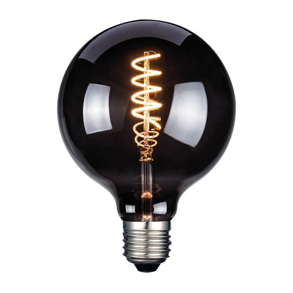 FHL Elegance LED LED Filament Globe-Lampe für Design-Beleuchtung E27 4W Extra-warmweiss rauch