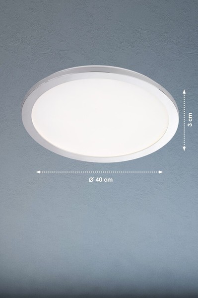 Fischer & Honsel Gotland LED runde Deckenleuchte für Badezimmer 19W warmweiss dimmbar IP44 20336
