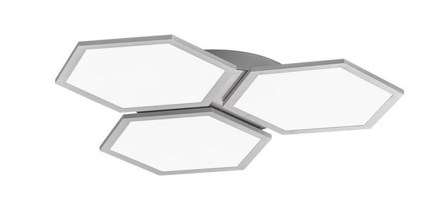 Fischer & Honsel Tiara LED Deckenleuchte 48W Tunable white steuerbar dimmbar silber + Fernbedienung 20562