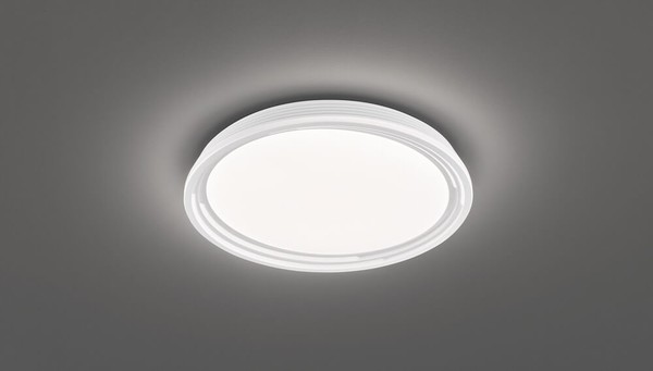 Fischer & Honsel Dua LED Deckenlampe 52cm 32W warmweiss dimmbar weiß 20808