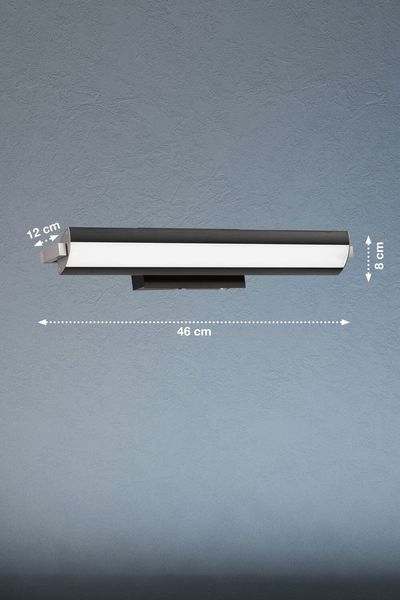 Fischer & Honsel Beat TW LED Wandleuchte 13,2W Tunable white steuerbar dimmbar sandschwarz 30286
