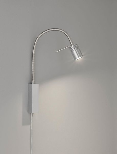 Fischer & Honsel River LED Wandspot flex 4,2W warmweiss schaltbar nickel 30408