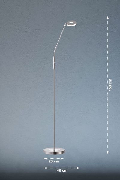 Fischer & Honsel Dent 40107, LED Stehleuchte 5,8W dimmbar