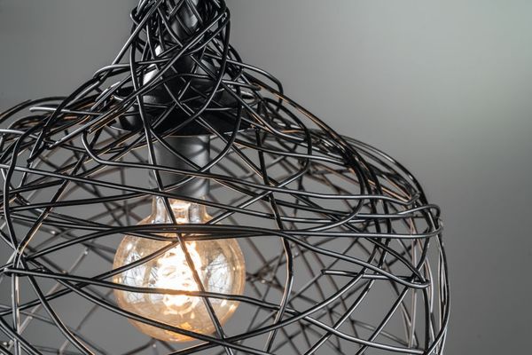 Fischer & Honsel Milo Pendelleuchte E27 schwarz 60502