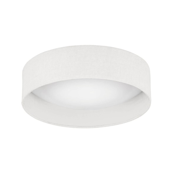 FHL Linus LED Deckenlampe Leinen 40cm 20W dimmbar weiß 821300