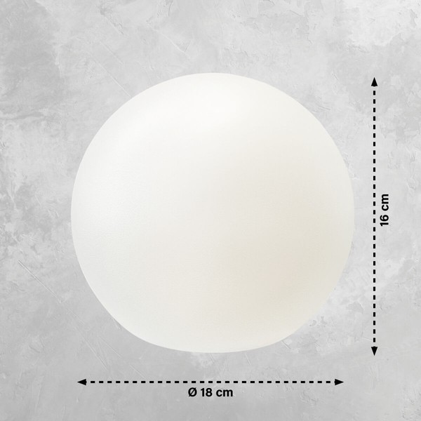 FHL Busso LED Akku-Solar-Außenleuchte USB Kugelleuchte 0,1W RGBW steuerbar IP44 850208