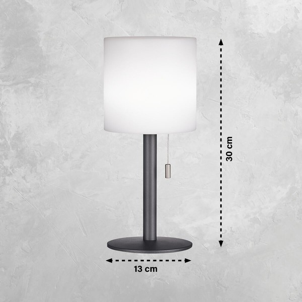 FHL Lesina LED Akku-Außenleuchte USB 1,5W RGB-Farbsteuerung dimmbar sandanthrazit IP44 850245