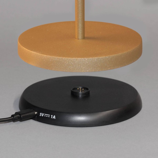 FHL Cosenza 2.0 LED Akku-Außenleuchte USB 2,2W RGBW steuerbar dimmbar sandschwarz IP44 850338