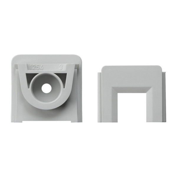 Gira 000830 Adapter Leitungseinführung Kanal 15 x 15 mm WG AP Grau