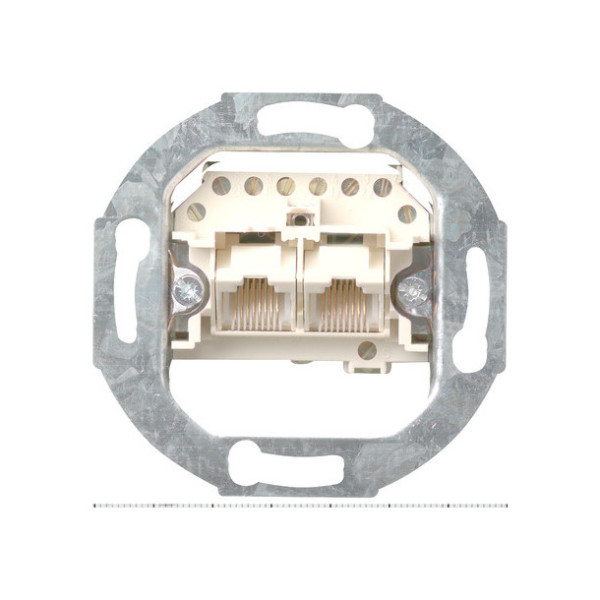 Gira 018700 UAE/IAE-Anschlussdose 2 x 8-polig Schraubklemmen Einsatz