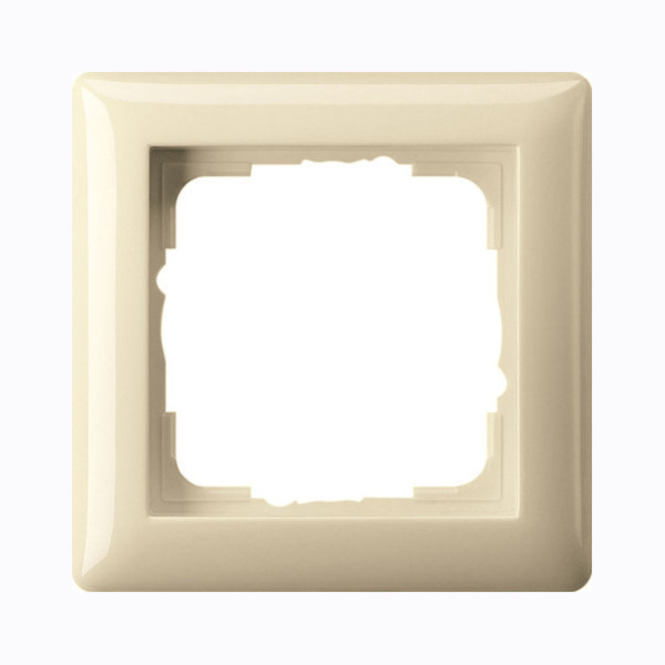 Gira 021101 Abdeckrahmen 1-fach Standard 55 Cremeweiß