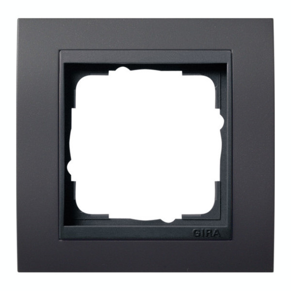 Gira 021108 Abdeckrahmen 1-fach Zwischenrahmen AN Gira Event Anthrazit