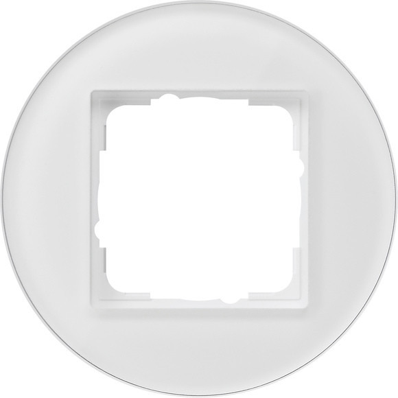Gira 0211130 Abdeckrahmen 1-fach Gira Studio G Weiß