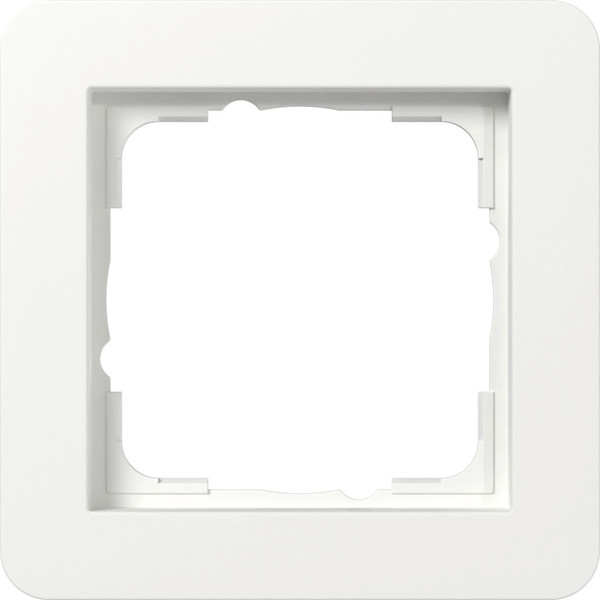 Gira 0211151 Abdeckrahmen 1-fach Gira E1 Reinweiß m