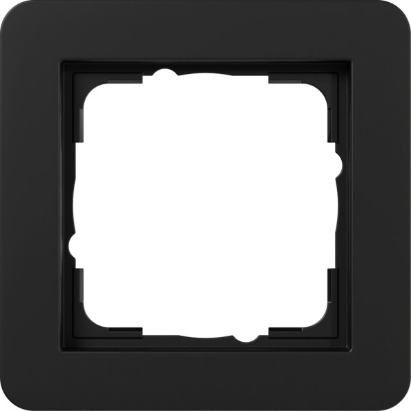 Gira 0211153 Abdeckrahmen 1-fach Gira E1 Schwarz m