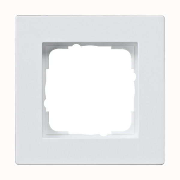Gira 0211295 Abdeckrahmen 1-fach flach Gira E2 Reinweiß