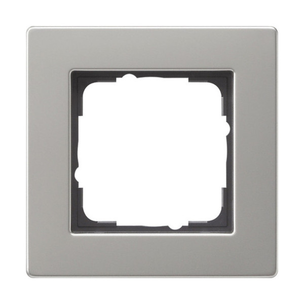 Gira 0211335 Abdeckrahmen 1-fach flach Gira E2 Edelstahl