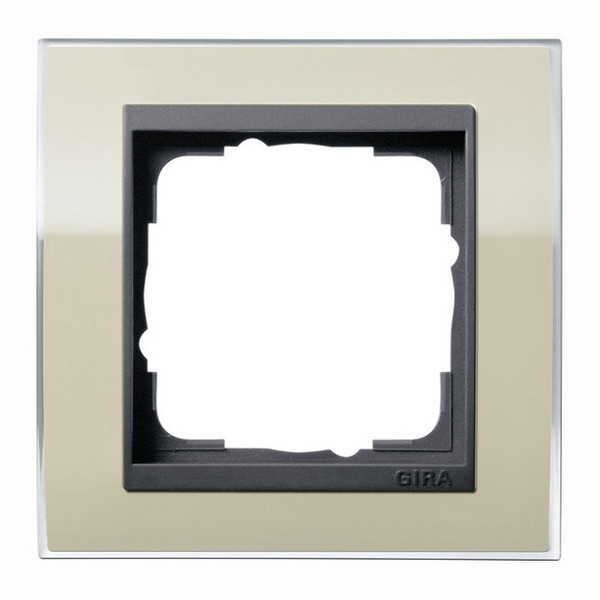Gira 0211778 Abdeckrahmen 1-fach Zwischenrahmen AN Gira Event Klar Sand