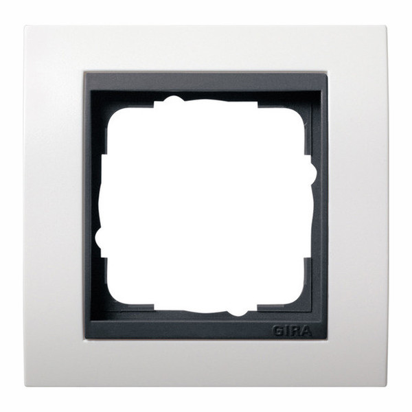 Gira 0211808 Abdeckrahmen 1-fach Zwischenrahmen AN Gira Event Reinweiß