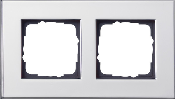 Gira 021210 Abdeckrahmen 2-fach Gira Esprit Chrom