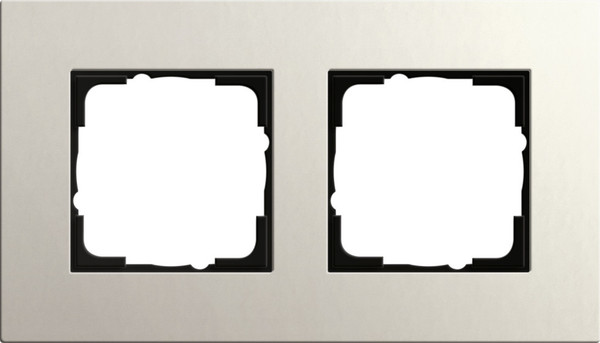 Gira 0212220 Abdeckrahmen 2-fach Gira Esprit Lin.Mpx.Hellgrau