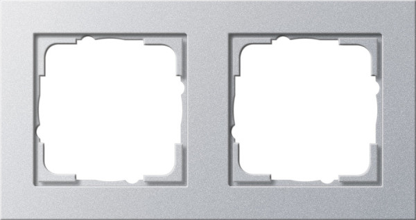 Gira 021225 Abdeckrahmen 2-fach Gira E2 F Alu