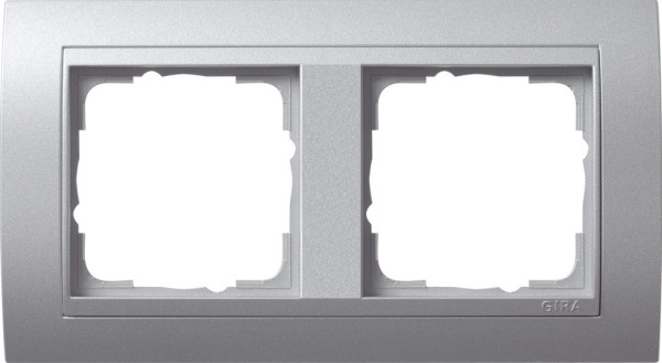 Gira 021236 Abdeckrahmen 2-fach Zwischenrahmen F Alu Gira Event F Alu
