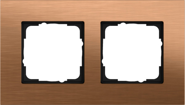 Gira 021238 Abdeckrahmen 2-fach Gira Esprit Bronze