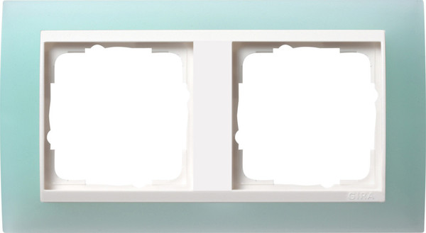 Gira 0212395 Abdeckrahmen 2-fach Zwischenrahmen RW Gira Event Opak Mint
