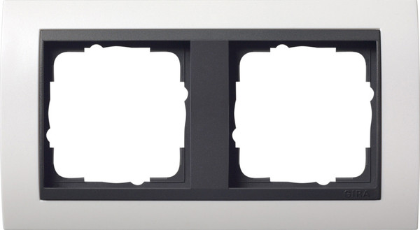 Gira 0212808 Abdeckrahmen 2-fach Zwischenrahmen AN Gira Event Reinweiß