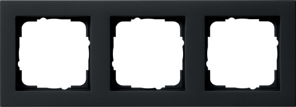 Gira 021309 Abdeckrahmen 3-fach Gira E2 Schwarz m