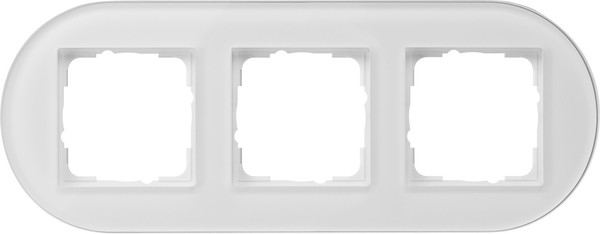 Gira 0213130 Abdeckrahmen 3-fach Gira Studio G Weiß